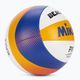 Mikasa BV550C white/blue/yellow beach volleyball size 5 2