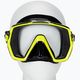 TUSA Freedom Hd Mask diving mask black and yellow M-1001 2