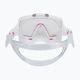 TUSA Freedom Elite pink and clear diving mask M-1003 5