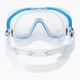 TUSA Tri-Quest Fd Diving Mask Blue and Clear M-3001 5