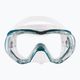 TUSA Tri-Quest Fd Diving Mask Turquoise and Clear M-3001 2