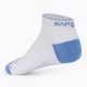 Women's tennis socks Karakal X2+ Trainer white and blue KC536 2