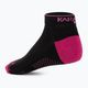 Women's tennis socks Karakal X2+ Trainer black/pink KC538 2