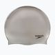 Speedo Plain Flat Silicone grey swimming cap 8-7099 2