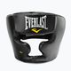 Men's Everlast Leather Boxing Helmet with Cheek and Chin Protection Black 350 BLK - S/M 2