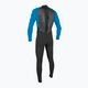 O'Neill men's Reactor-2 3/2 black/blue swim wetsuit 5040 2