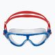 Speedo Rift Junior lava red/beautiful blue/clear children's swim mask 8-01213C811 2