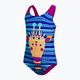 Speedo Essential Appique 1P IF children's one-piece swimsuit blue 8-10412