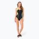 Speedo Fit Laneback women's one-piece swimsuit black and yellow 68-11389F344 2