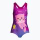 Speedo Essential Applique purple children's one-piece swimsuit 68-10412F327
