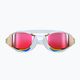 Speedo Fastskin Hyper Elite Mirror white/oxid grey/rose gold swim goggles 68-12818F979 7