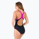 Speedo Placement Laneback women's one-piece swimsuit black/pink 11389C733 6