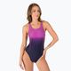 Speedo Digital Placement Medalist women's one-piece swimsuit navy blue and purple 68-12199G701 4
