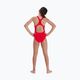 Speedo Eco Endurance+ Medalist red children's one-piece swimsuit 10