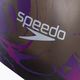 Speedo Long Hair Printed swim cap black and purple 68-11306 3
