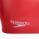 Speedo Plain Moulded Silicone swimming cap red 68-70984 3