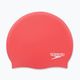 Speedo Plain Moulded Silicone swimming cap red 68-70984 4