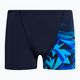Men's Speedo Hyper Boom Placement V-Cut Aquashort swim boxers navy blue 68-09734