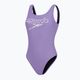 Women's Speedo Logo Deep U-Back one-piece swimsuit purple 68-12369 4
