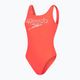Women's Speedo Logo Deep U-Back one-piece swimsuit red 68-12369 4