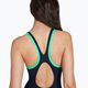 Speedo Boom Logo Splice Muscleback women's one-piece swimsuit navy blue-green 68-12900 9