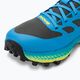 Men's Inov-8 Mudtalon dark grey/blue/yellow running shoes 7