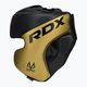 RDX L1 Mark Pro Cheek Boxing Helmet Training Head Guard golden 2