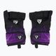 RDX Weight Lifting X1 Long Strap training gloves black and purple WGN-X1PR 2