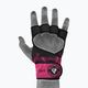 RDX Weight Lifting X1 Short Strap training gloves black/pink WGN-R1P 6