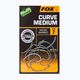 Fox International Edges carp hooks Armapoint Curve Shank Medium grey CHK203 2