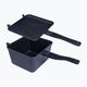 RidgeMonkey Connect Deep Pan and Griddle Granite Edition Saucepan and Frying Pan Set Black RM779 6