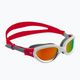 ZONE3 Venator-X Swim goggles silver/white/red SA21GOGVE108