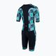 Men's ZONE3 Activate+ Short Sleeve Trisuit triathlon suit tribal rush/black/khaki 2