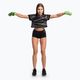 Women's training top Gymshark Zone Graphic Crop black/lime 2