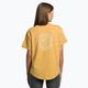 Women's training t-shirt Gymshark GFX Legacy Tee yellow/white 3
