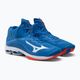 Mizuno Wave Lightning Z6 Mid volleyball shoes blue V1GA200524 5