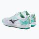 Women's tennis shoes Mizuno Break Shot 3 AC white and green 61GA212623 3