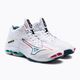 Men's volleyball shoes Mizuno Wave Lightning Z7 Mid white V1GA225048 5