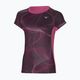 Women's running shirt Mizuno Aero Tee gape wine