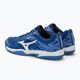 Men's tennis shoes Mizuno Breakshot 3 CC navy blue 61GC212526 3