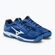 Men's tennis shoes Mizuno Breakshot 3 CC navy blue 61GC212526 4