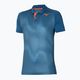 Men's running shirt Mizuno Shadow Polo blue 62GAA00417