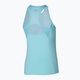 Women's running tank top Mizuno Printed blue 62GAA20227 2