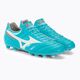 Mizuno Morelia II Pro football boots blue and white P1GA231325 4