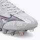 Men's football boots Mizuno Alpha JP Mix white/ignition red/ 801 c 7