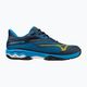 Men's tennis shoes Mizuno Wave Exceed Light 2 AC dress blues / bolt2 neon / clolsonne 7