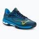 Men's tennis shoes Mizuno Wave Exceed Light 2 AC dress blues / bolt2 neon / clolsonne