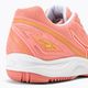 Women's tennis shoes Mizuno Break Shot 4 AC candy coral / white / fusion coral 10