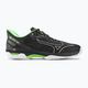 Men's tennis shoes Mizuno Wave Exceed Tour 5 CC black / silver / techno green 2