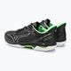 Men's tennis shoes Mizuno Wave Exceed Tour 5 CC black / silver / techno green 4